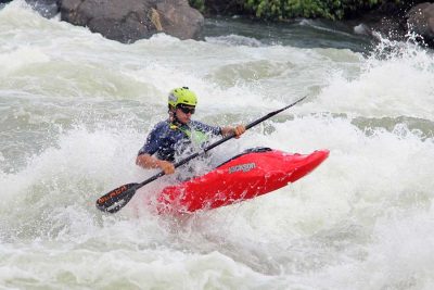 Kayaking on the Nile in Jinja Uganda