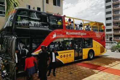 Kampala sightseeing bus 