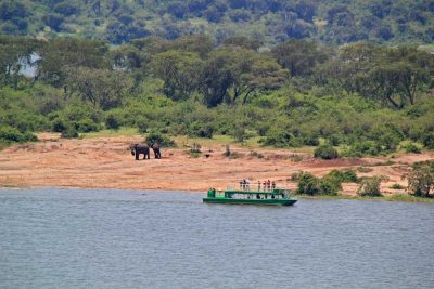 The famous Kazinga channel queen elizabeth national park - Uganda holiday